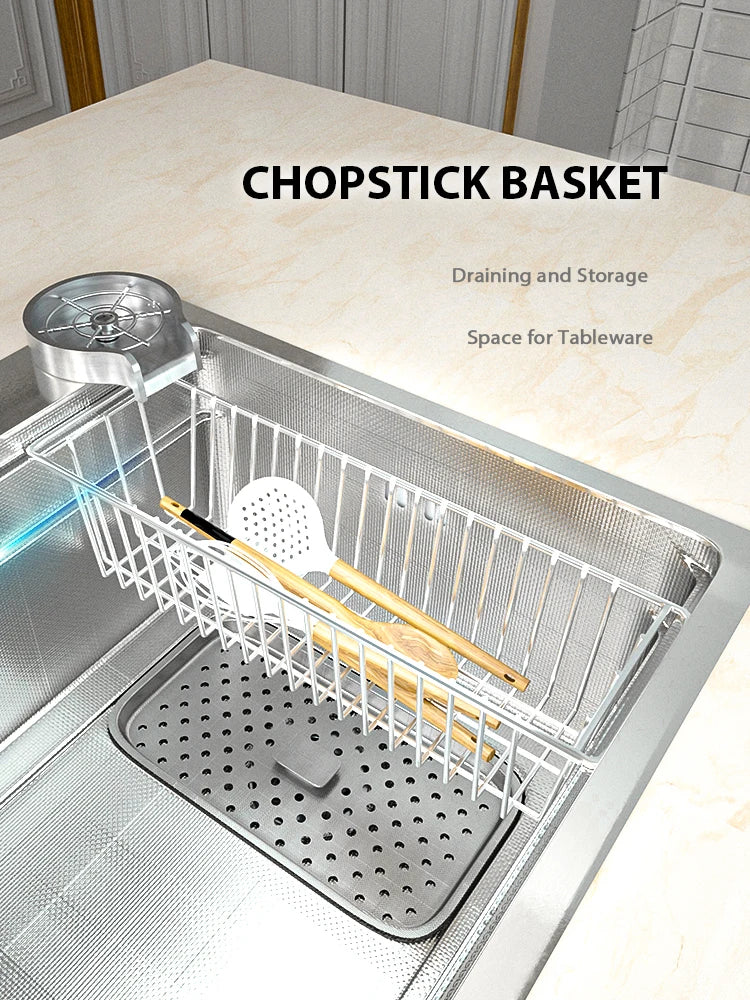Silver Sink 304 Stainless Steel Large Slot Undermount