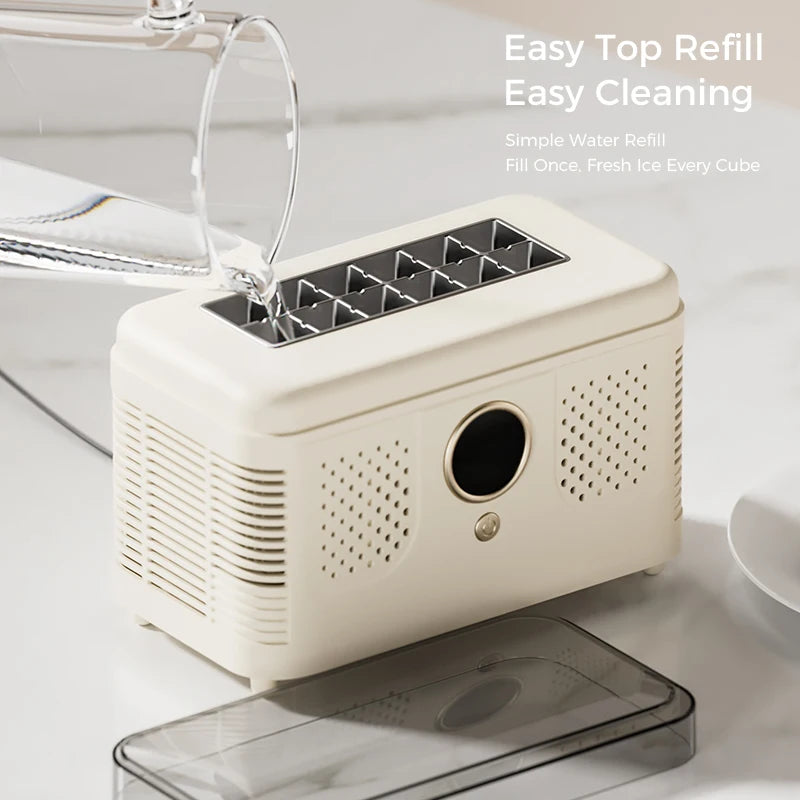 12v/220v Mini Ice Maker Car Dorm Office Camping