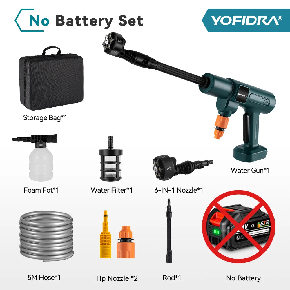 Yofidra 200bar High Pressure Washer Gun In Electric