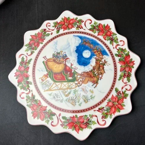 Selling German Bao Tableware Christmas European Dinner Plate