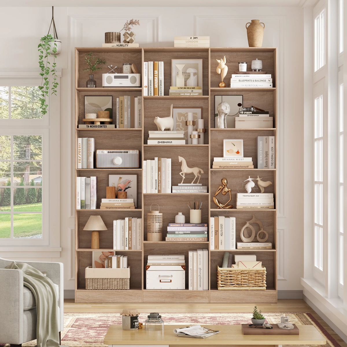 Getone Bookshelf 17 Compartments Shelf Book Wardrobe Office