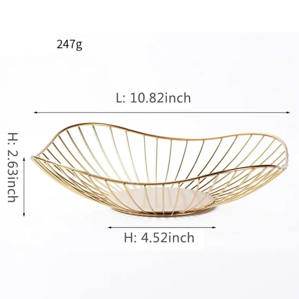 Multi Size Metal Fruit Basket Iron Snack Bread