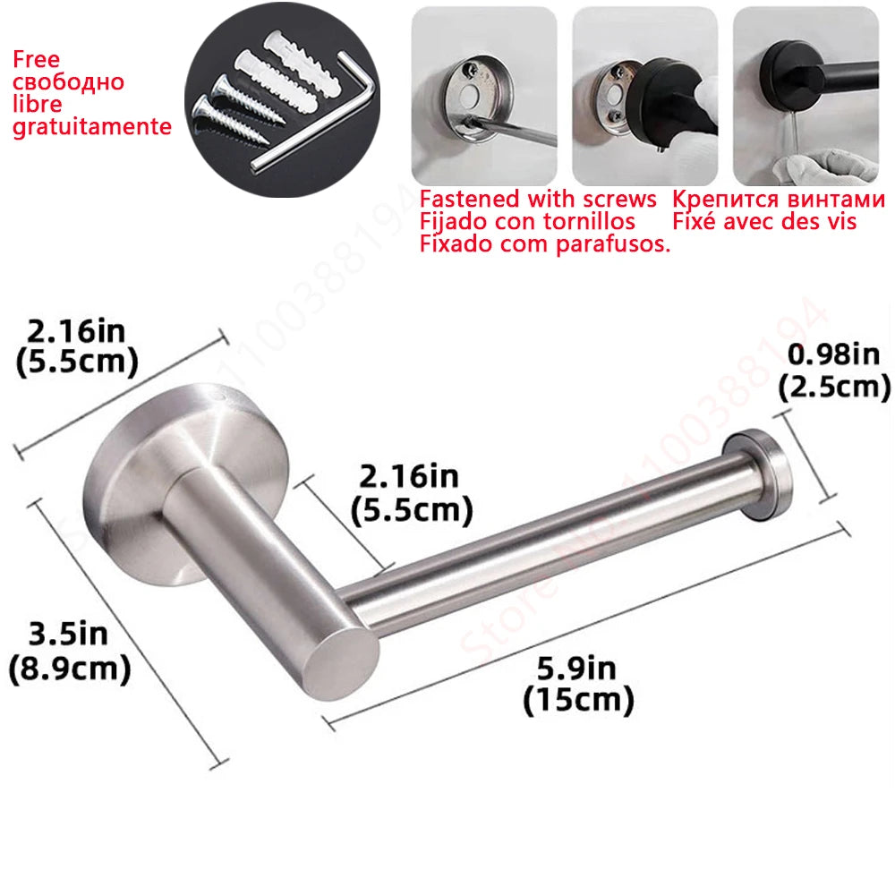 Hanging Paper Roll Towel Holder Bathroom Toilet Storage