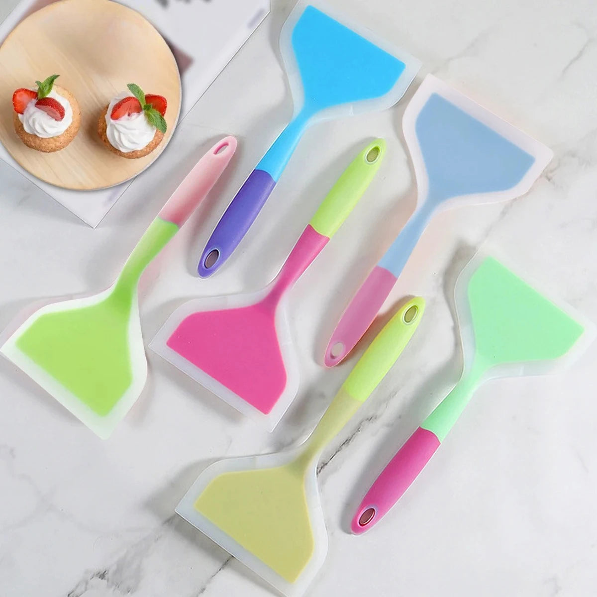 Silicone Spatula Cooking Utensils Beef Meat Egg Scraper