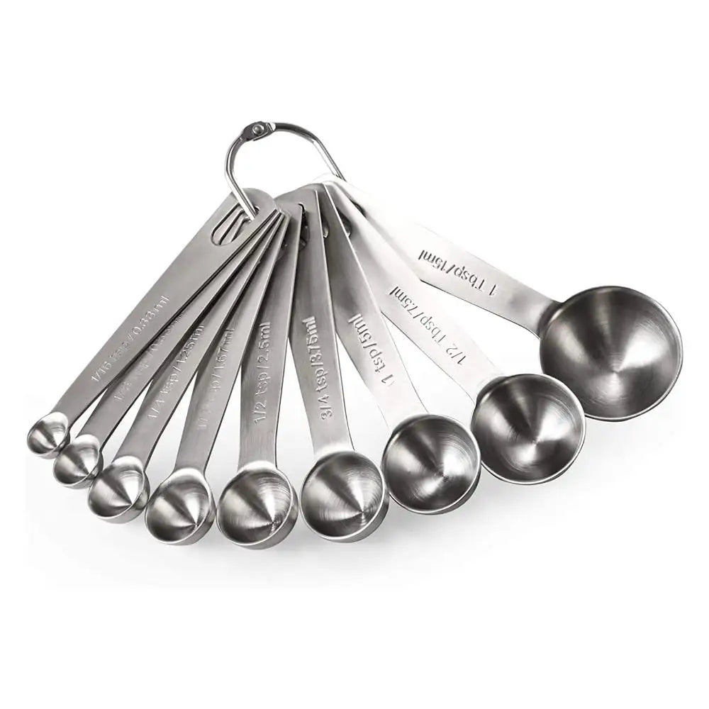 Stainless Steel Measuring Spoon Including American Metric