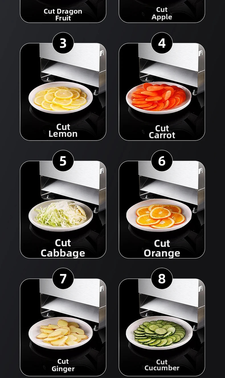 Commercial Electric & Vegetable Slicer Automatic Potato/Fruit