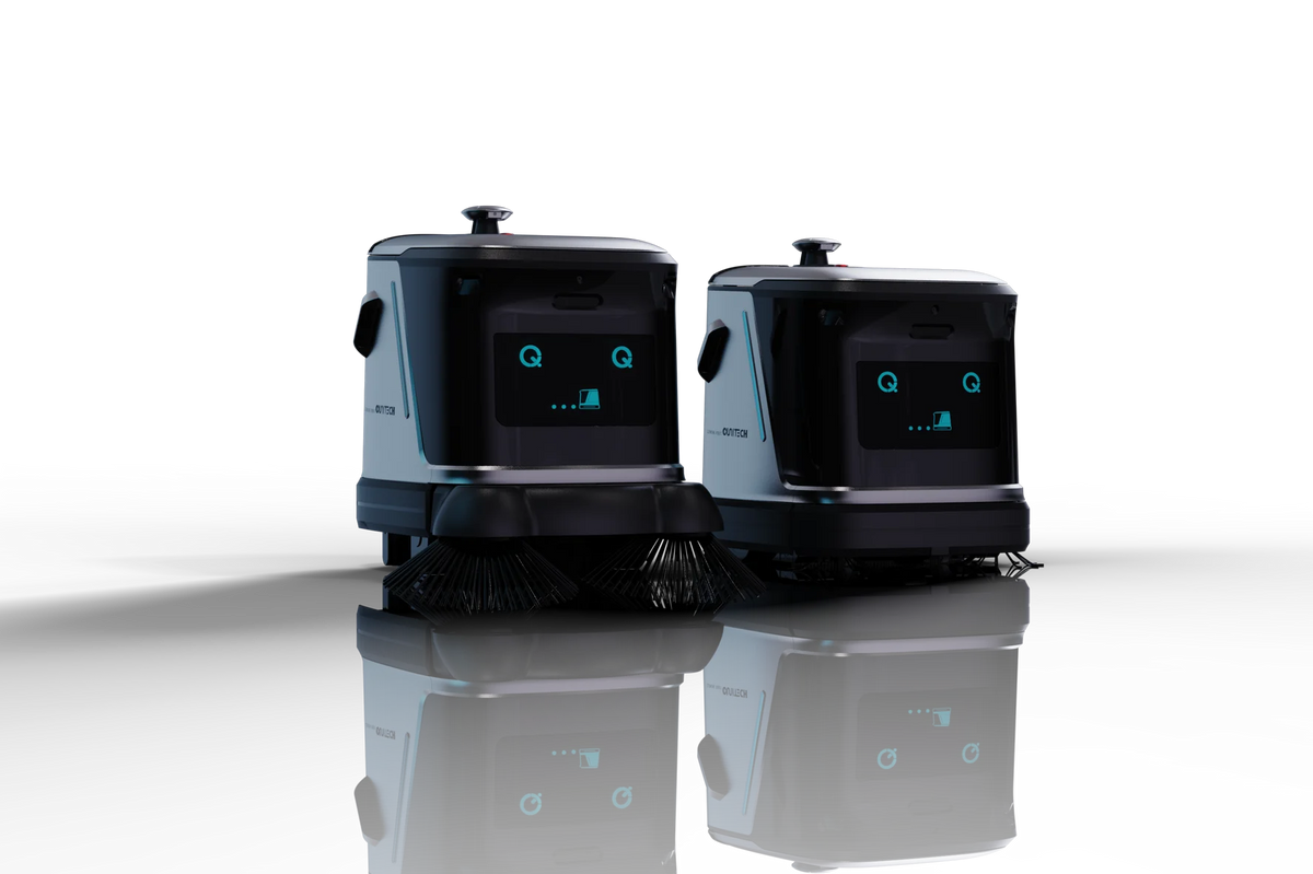 Ounitech Q3-G Commercial Floor Cleaning Robot 3-In-1 Sweep
