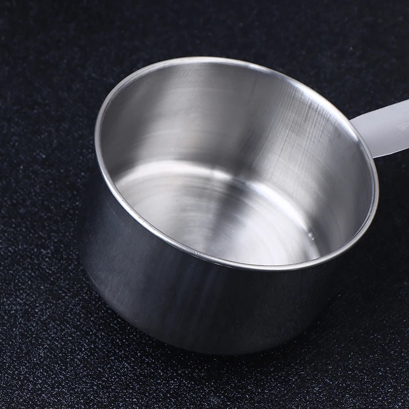 4/6/8pcs Stainless Steel Measuring Spoon Integrated Scale