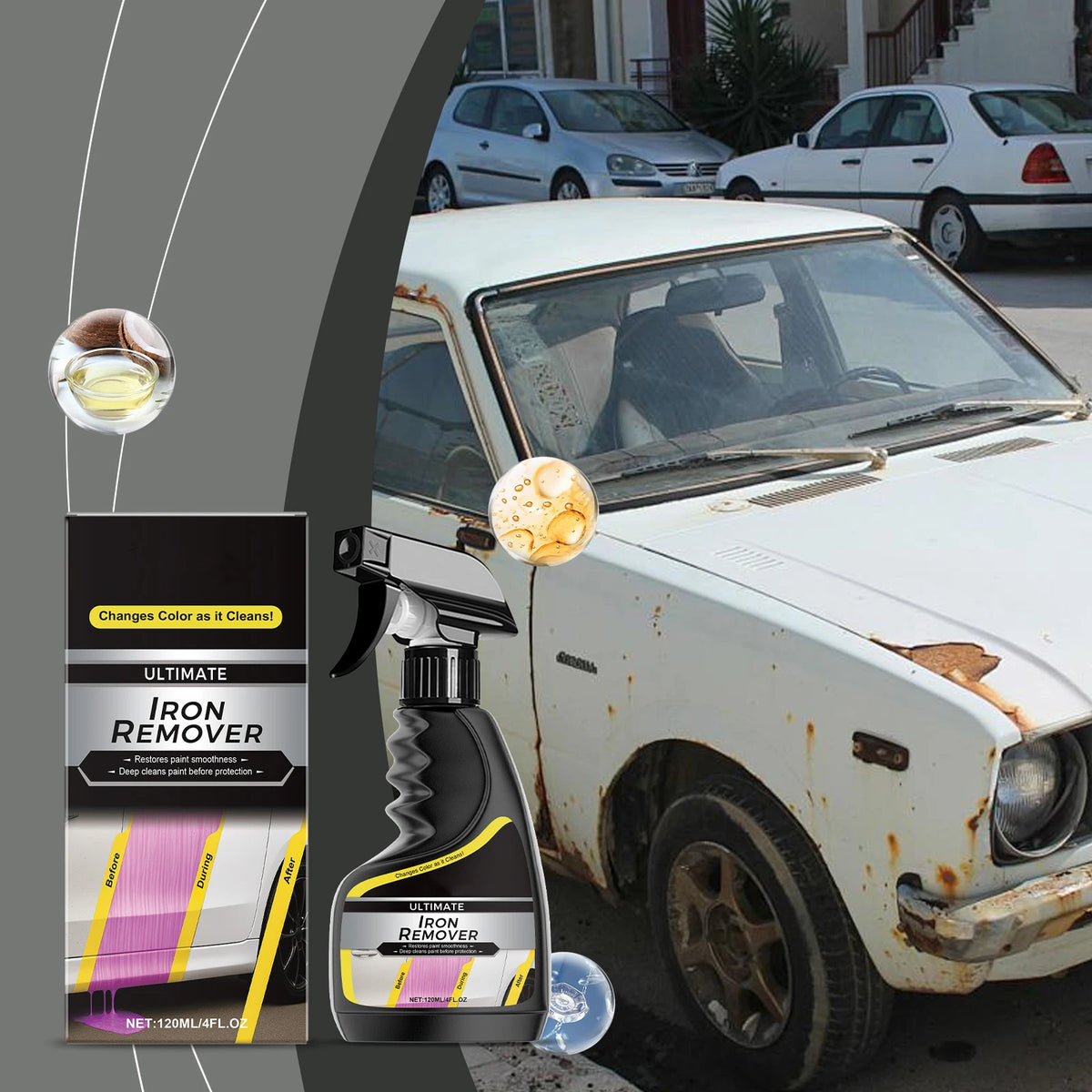 Car Rust Remover Quickly Auto Exhaust Pipe Rust