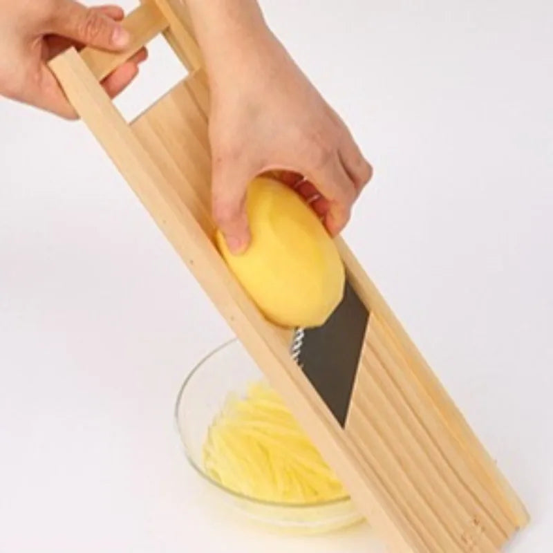 Wooden Slicer Adjustable Stainless Steel Blade Universal Slicer