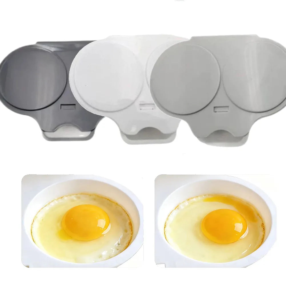 3pcs Food Grades Microwave Cooking Eggs Steamer Convenient