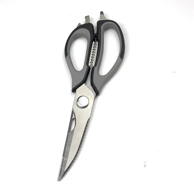Stainless Steel Scissors Meat Chicken Bone Shears Bbq