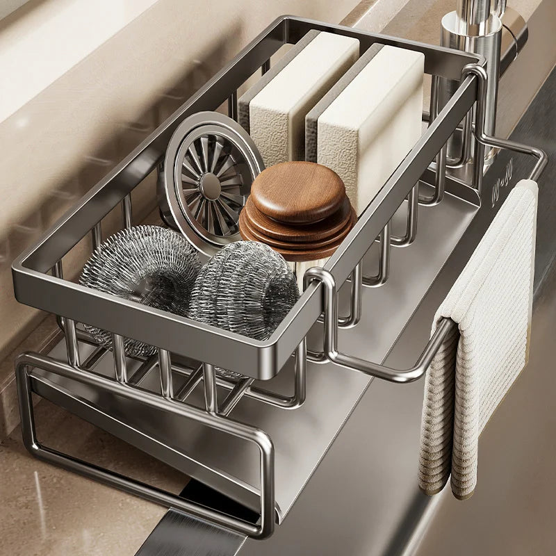 Sink Cleaning Storage Rack Drain Organizer Sponge Cleanser