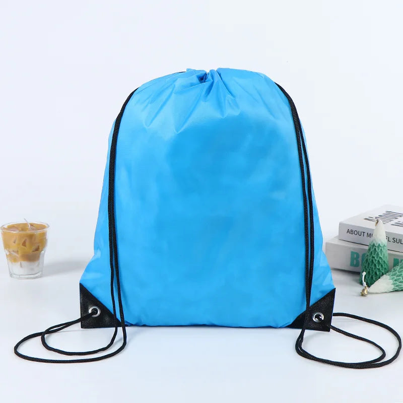 10-100pcs Customized Drawstring Backpack - Lightweight Outdoor