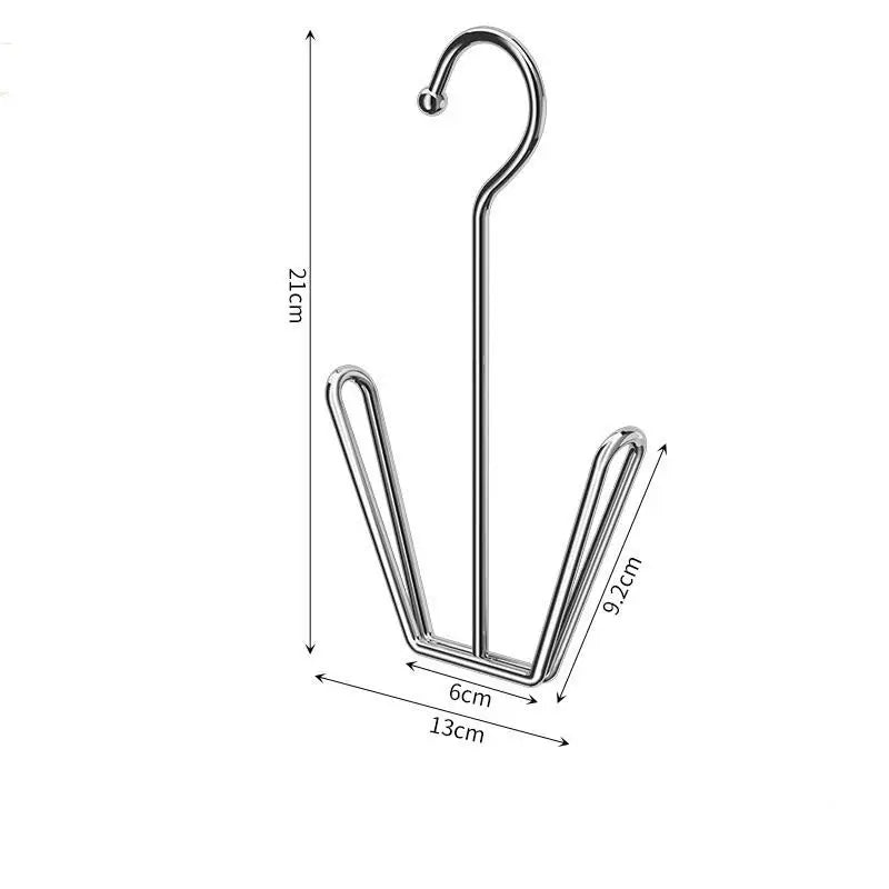 1/4pcs Stainless Steel U-Shaped Shoe Drying Rack Windproof