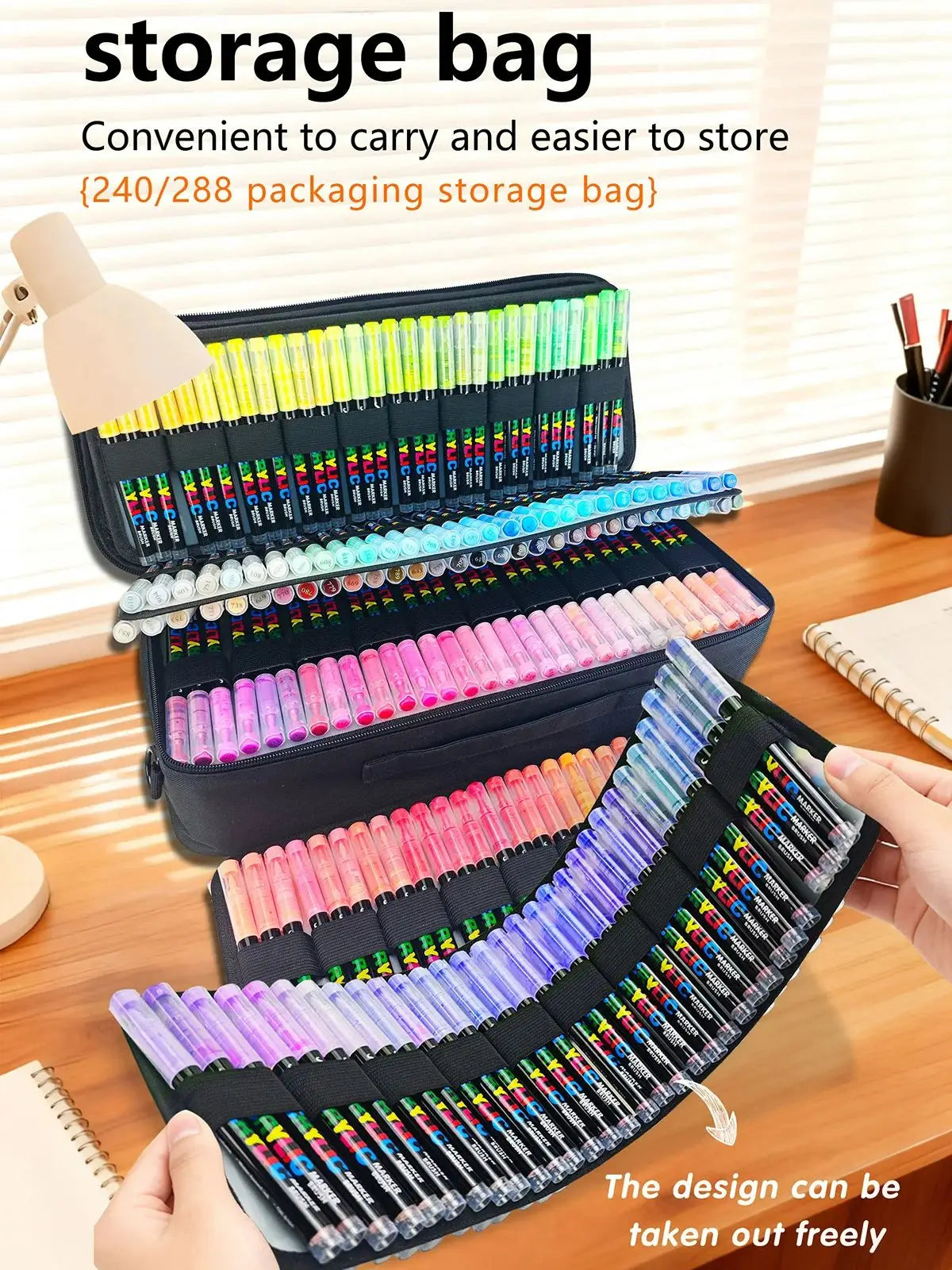 Gn 366 Colors Acrylic Paint Pens Markers Brush