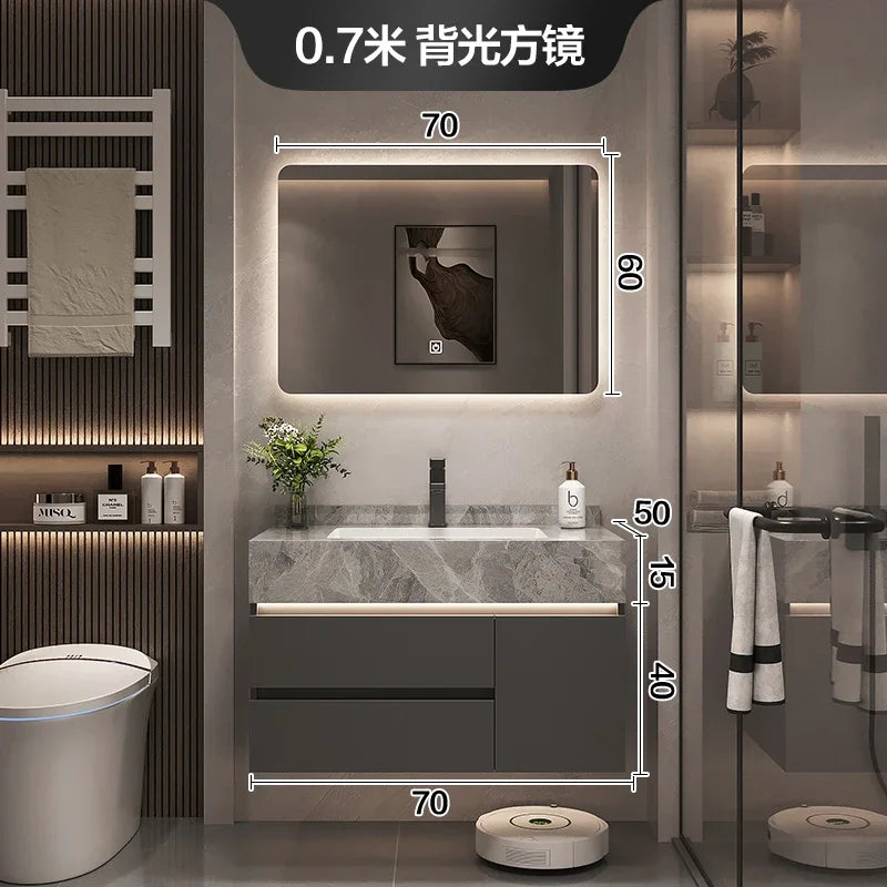 Paper Drawers Bathroom Cabinet Organizer Storage Mirror Toilet