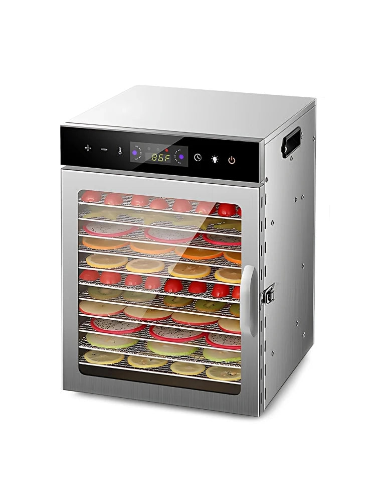 Food Jerky Dehydrator 24hour Timer Lightweight Drying Rack