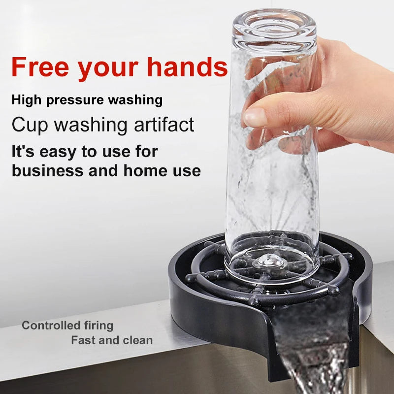 High Pressure Faucet Glass Rinser Automatic Glass Cup