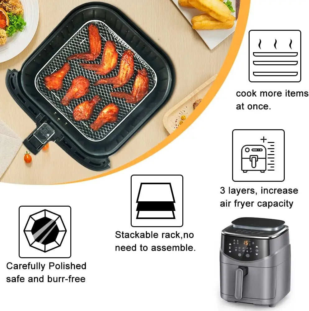 Inch Air Fryer Racks Air Fryer Universal Baking
