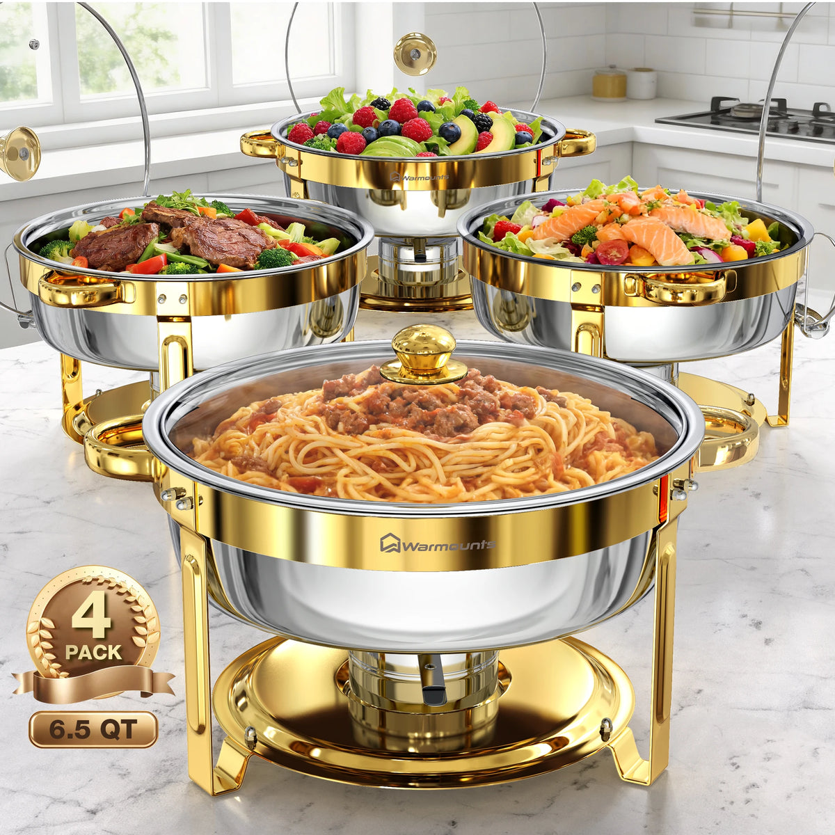 5qt Round Chafing Dish Buffet Chafing Dishes Buffet