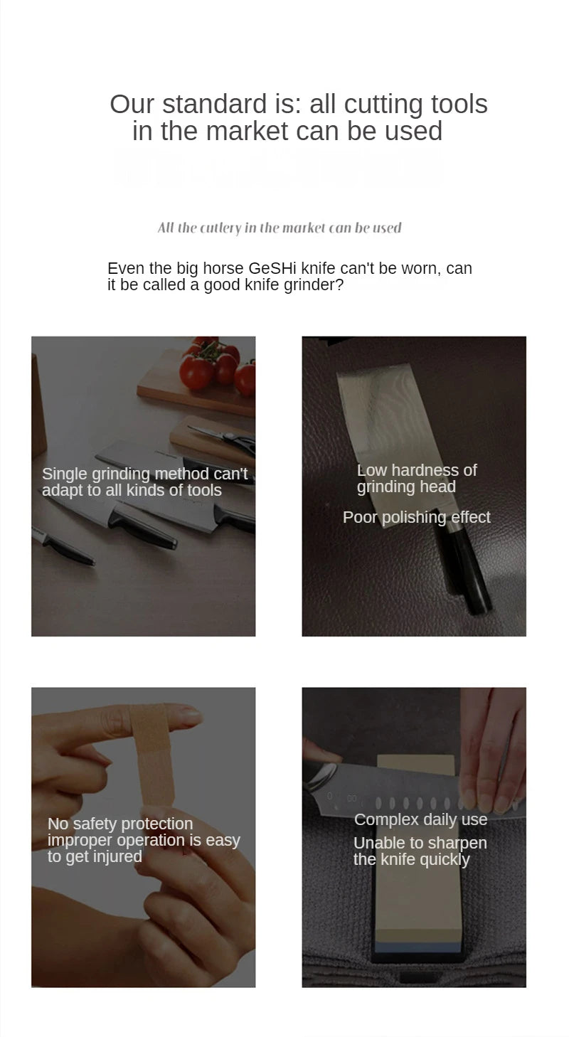 Knife Sharpener Sharpening Easy Safe Sharpening Chef Knife