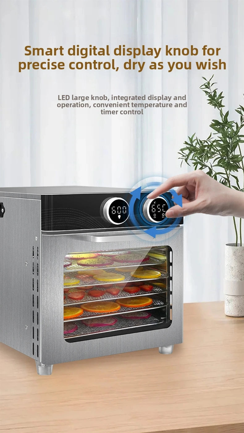Smart Knob Food Dehydrator Multi-Function Pet Snacks &