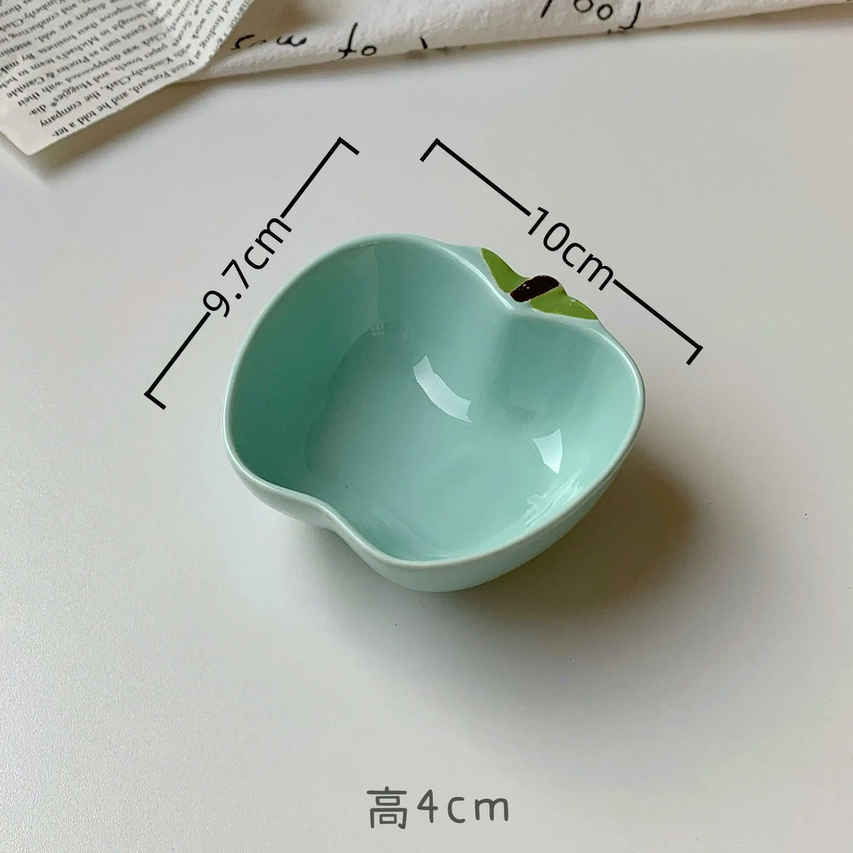 Cute Fruit Plate Underglaze Small Condiment Dish Ceramic