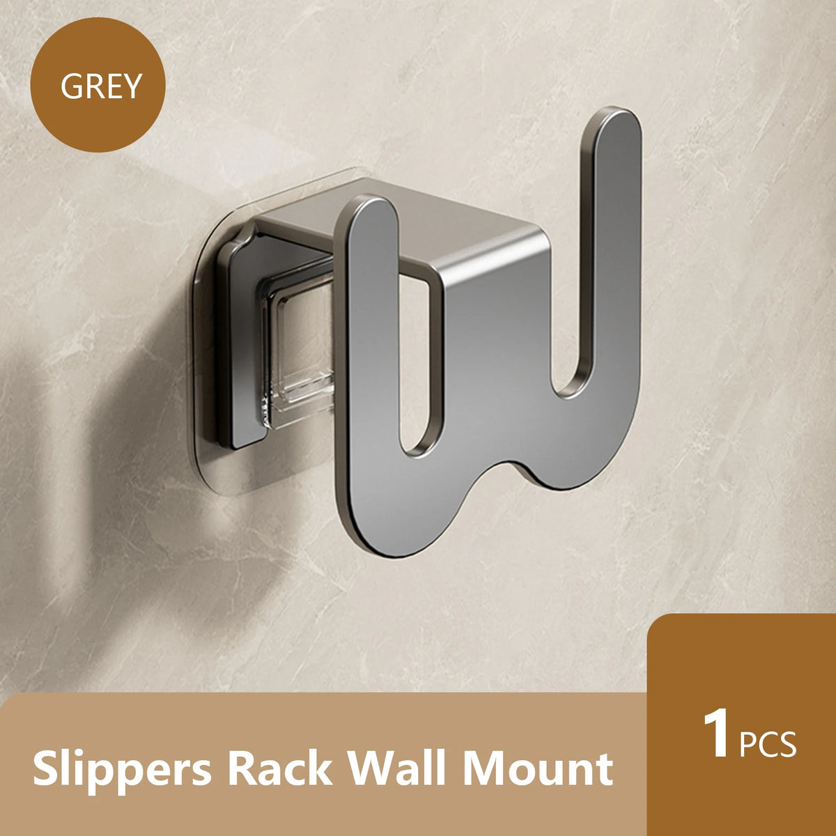 Slippers Rack No Punching Bathroom Simple Slipper Hook