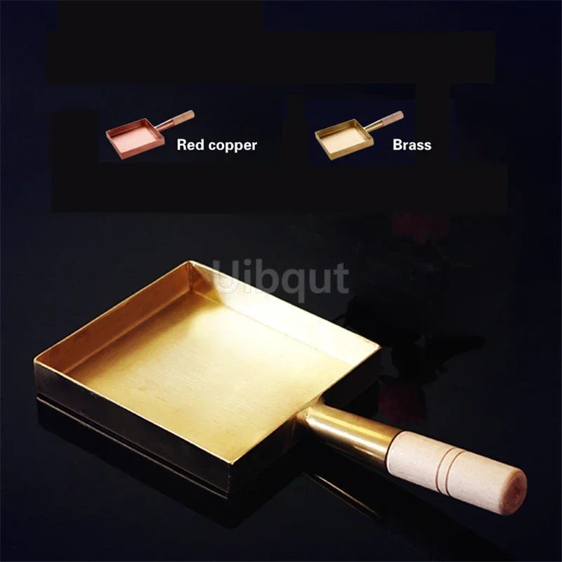 Brass Baking Tray Copper Frying Pan Square Pan