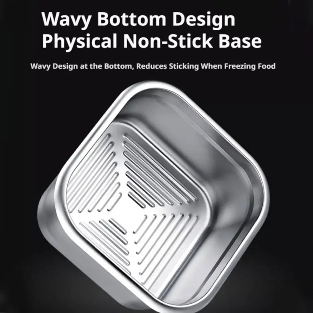 Stainless Steel Meal Prep Container Lid Airtight Bento