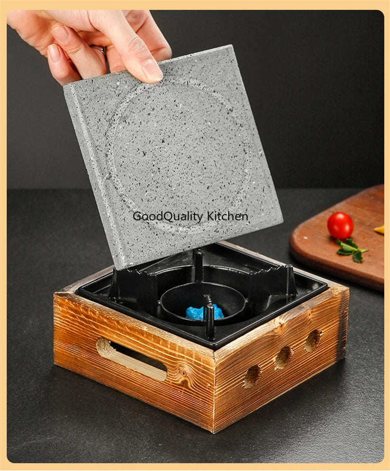 Japanese Barbecue Stove Beef Steak Plate High Temperature