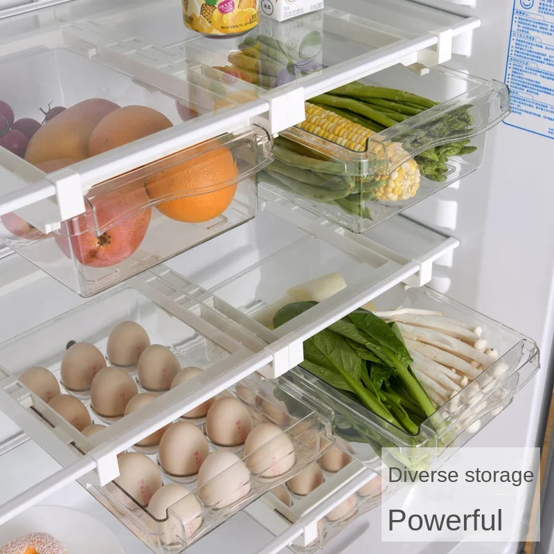 Refrigerator Egg Storage Box Drawer Style Food Fruit