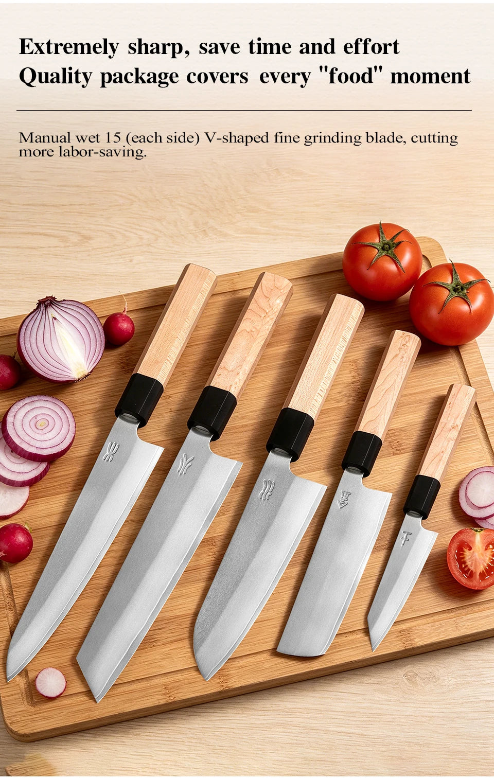 1pcs Or 5pcs Japanese Style Knives Layer Composite