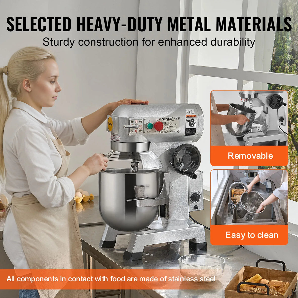 Succebuy Commercial Food Mixer Commercial Stand Mixer Speeds