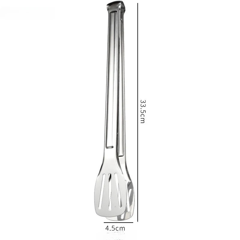 Stainless Steel Food Tongs Barbecue Tongs Meat Salad