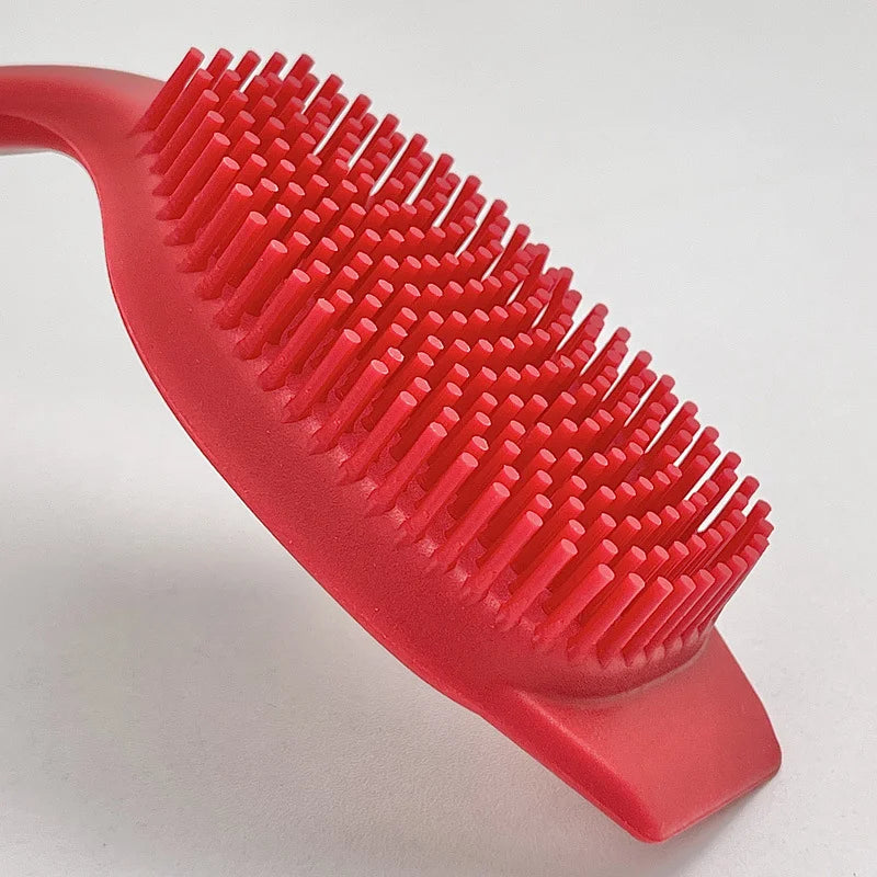 Long Handle Silicone Dishwashing Brush Hangable Pot &