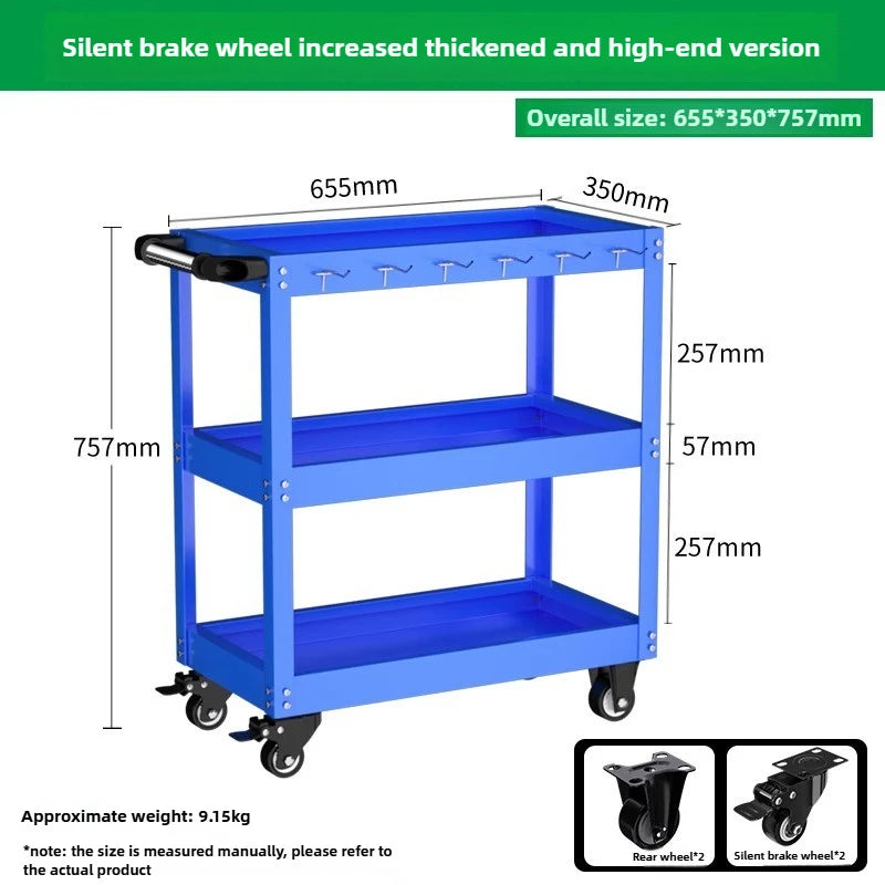 Baolian Mechanical Workshop Toolscart Trolley Brake Wheels