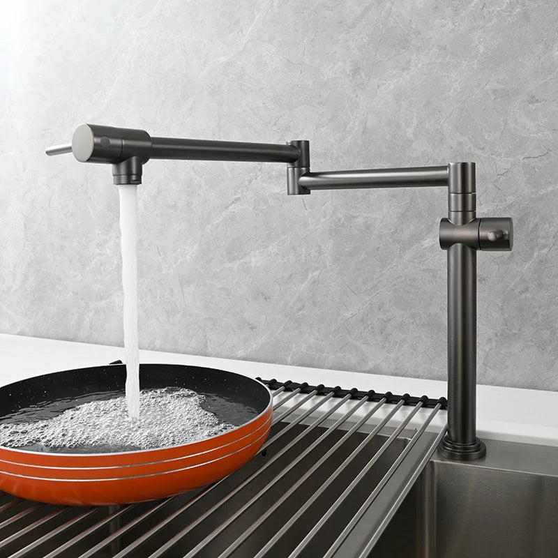 Ciencia Brass Pot Filler Faucet Wall Mount Sink