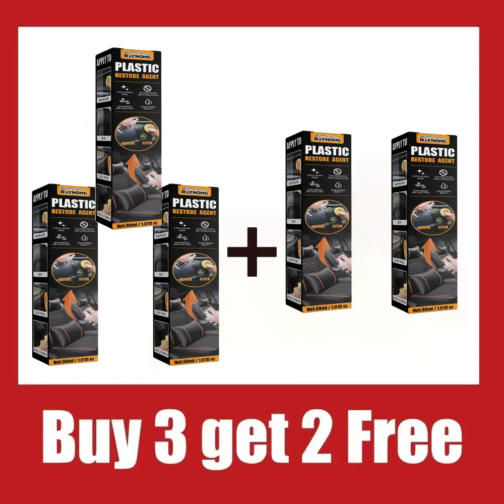 Car Plastic Restorer Back To Black Gloss Plastic