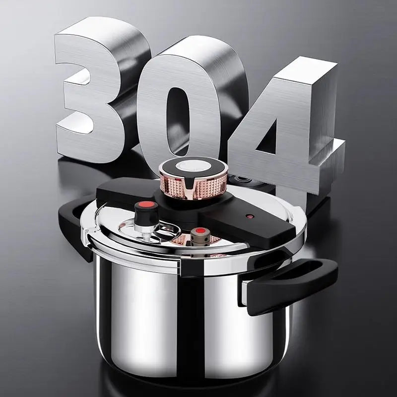 304 Stainless Steel Pressure Cooker - 100kpa Super