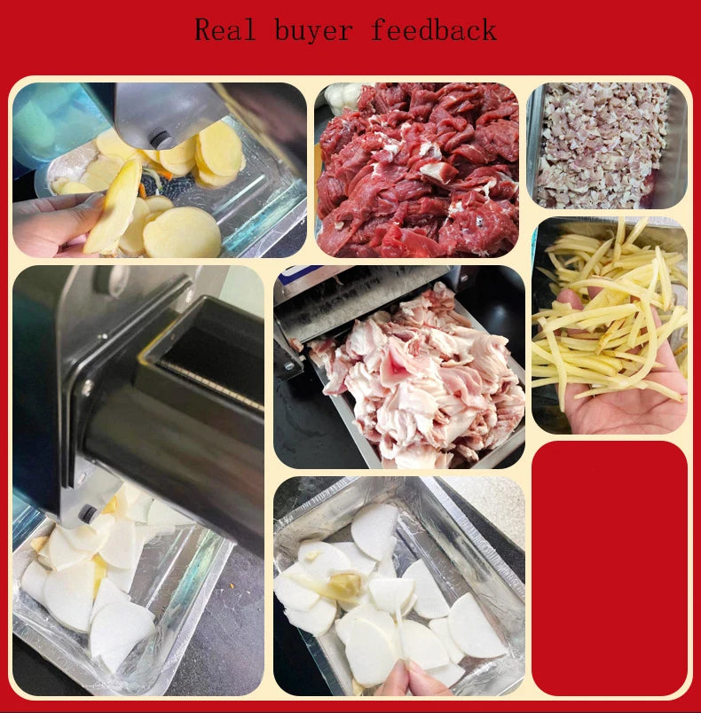 Electric Meat Slicer Machine Automatic Commercial Meat Grinder