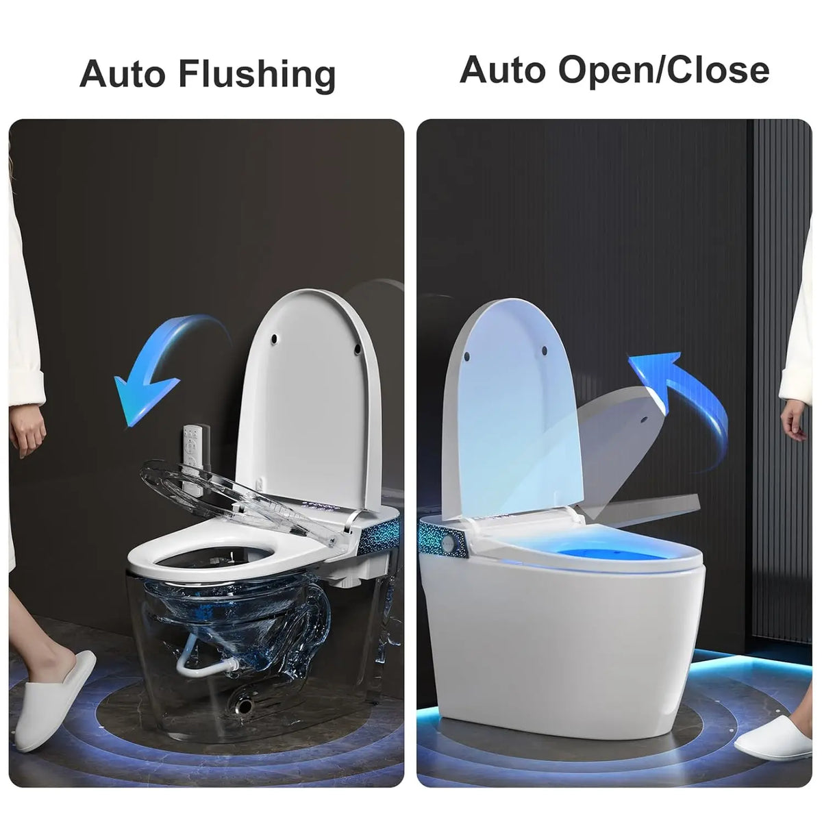 Smart Toilet Bidet Built In Modern Tankless Bidet
