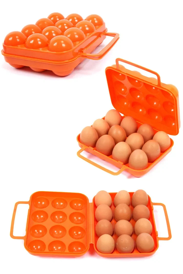 2/4/6/12 Grid Egg Storage Box Egg Holder Container