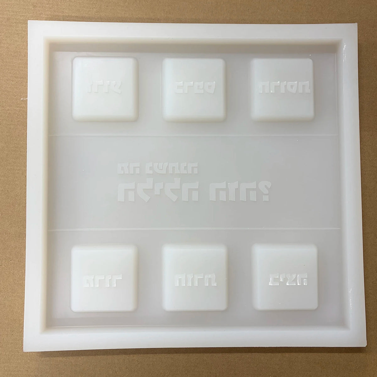 Silicone Mold Jewish Pesach Seder Plate-Reusable Cement Plaster