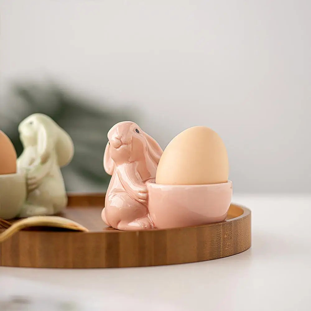 Egg Display Cup Bunny Shape Breakfast Egg Holder