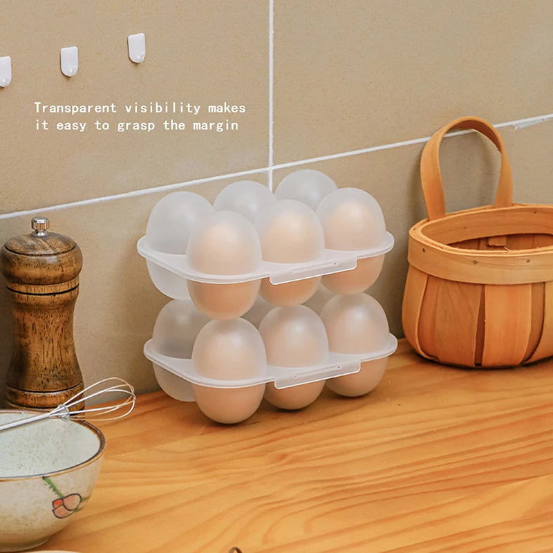 Organizer Grids Mini Egg Dispenser Holders Case Fixed