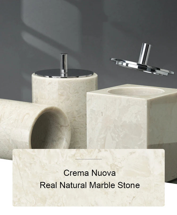 Crema Nuova Natural Marble Bathroom Elegent Soap Dish