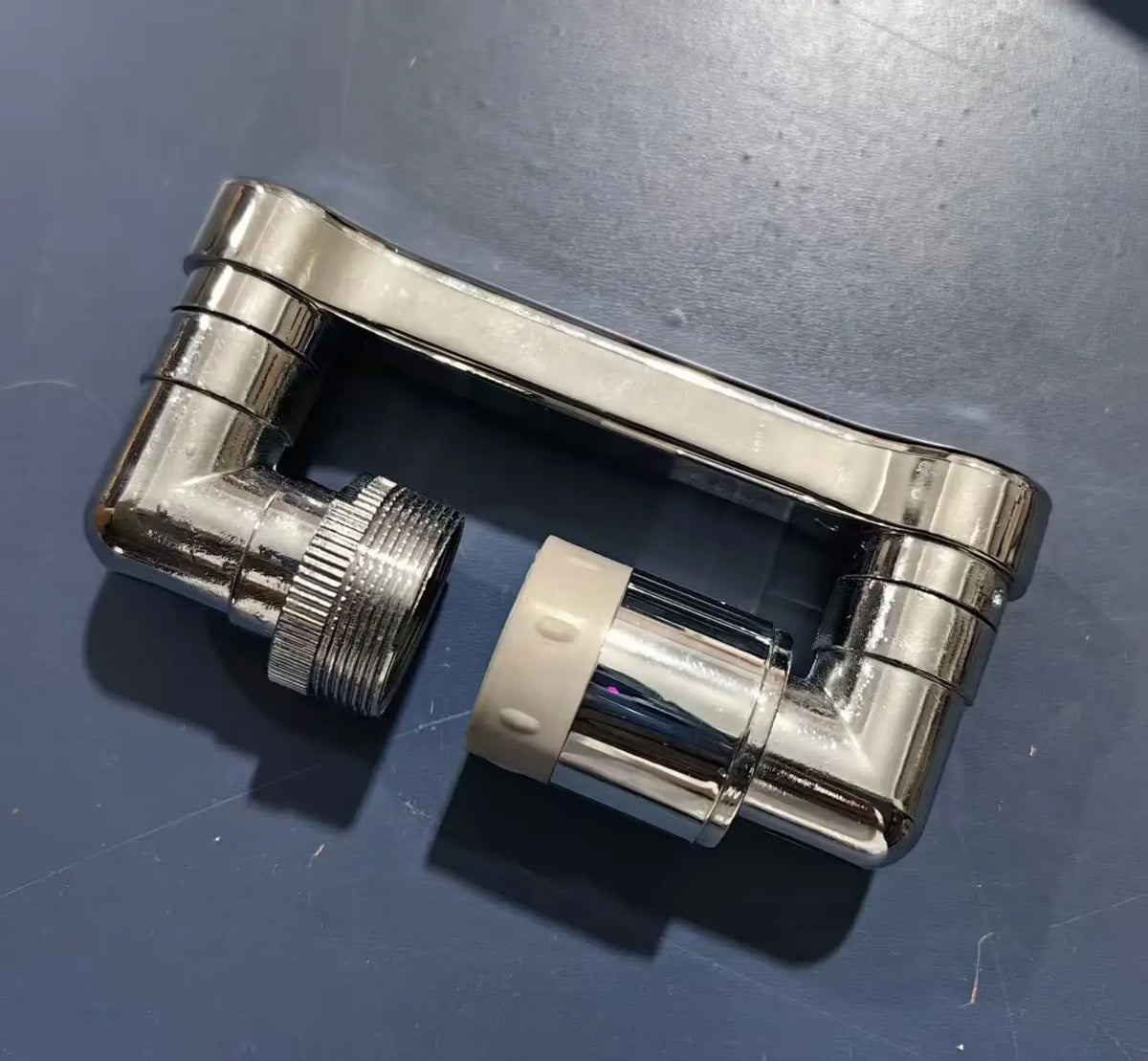 1pc 1080 Swivel Stainless Steel Faucet Extender Splashproof