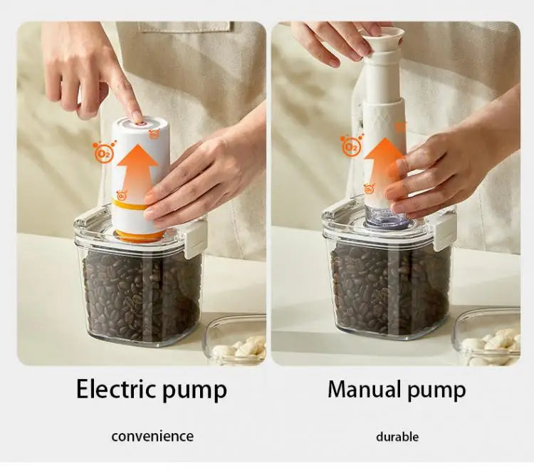 Vacuum Sealed Tank Coffee Beans Vacuum Jar Cereals